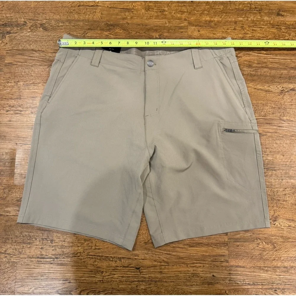 ZEROXPOSUR Oak Beige Outdoort Hiking Performance Travel Cargo Shorts Men's 40x10